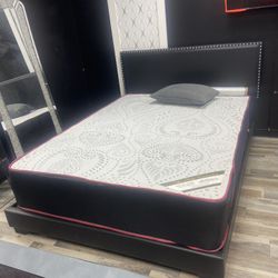 Queen Mattress - Double Sides - Come With Free Box Spring - Free Delivery 🚚 Today