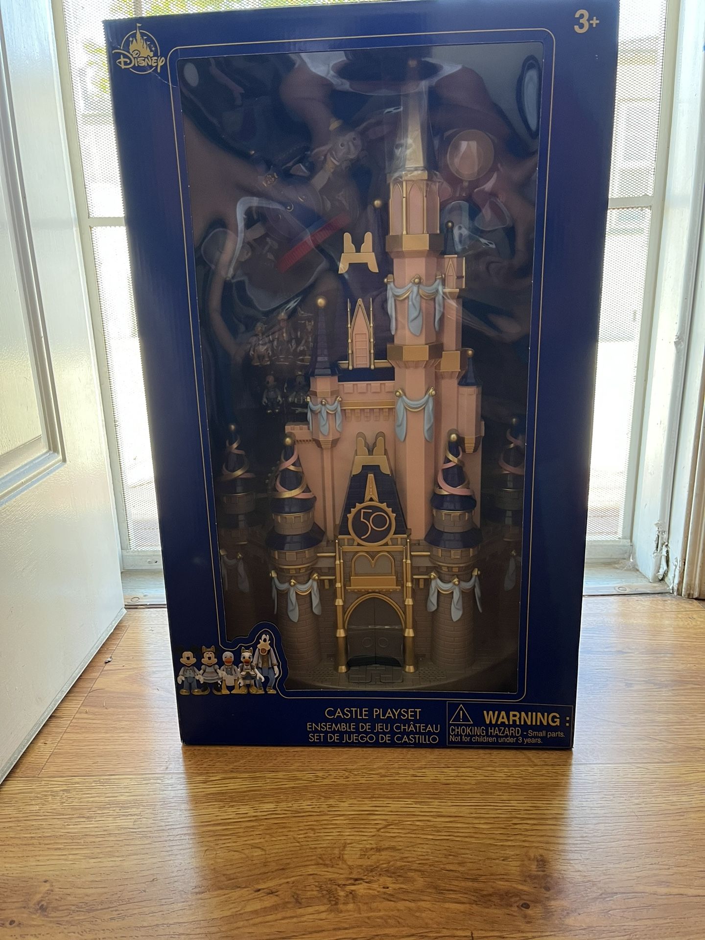 Disney Walt Disney World 50th Anniversary Castle New In Box