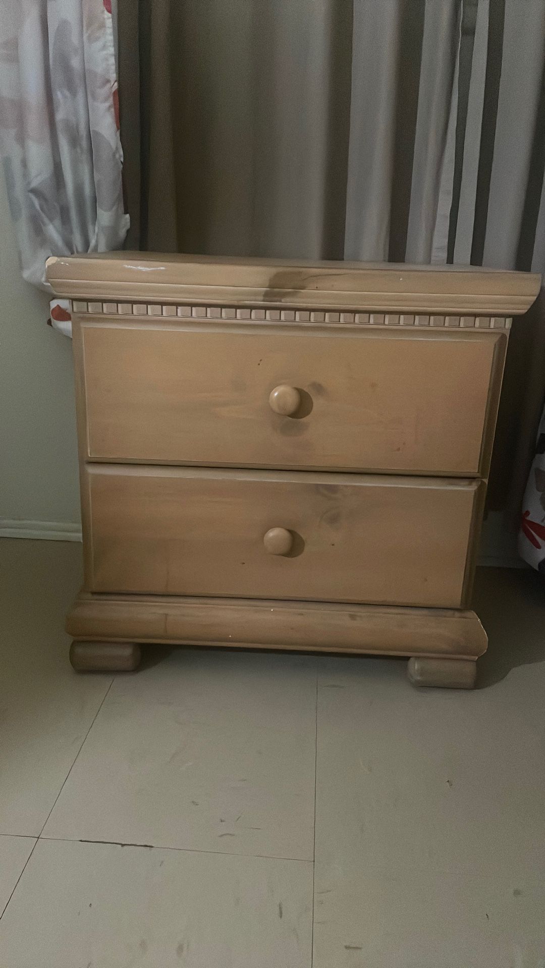 Wooden Night Table (2) $30 Each