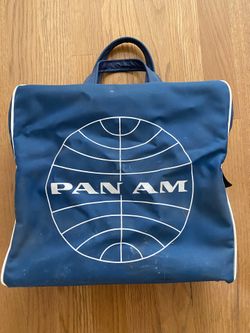 Vintage 70’s Pan Am Travel Bag