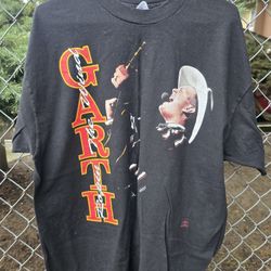 Vintage 1991 Garth Brook  Believable T Shirt Sz XL Hanes Beefy T Black