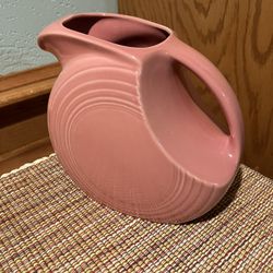 Vintage Fiestaware Pink Pitcher