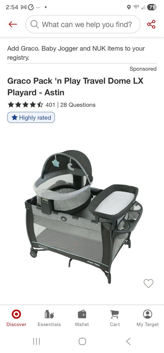 Graco Pack N Play Dome Xl Travel Play Yard