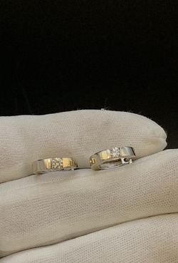 14KT DIAMOND EARRINGS #35755