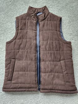 Tasso Elba Men's Vest Size L Brown