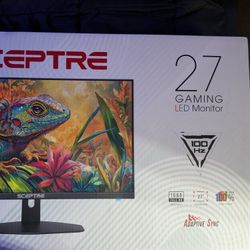 Two 27 in. Sceptre Gaming Monitors Brand New