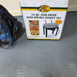 18 Quart Fish Fryer With Double Basket