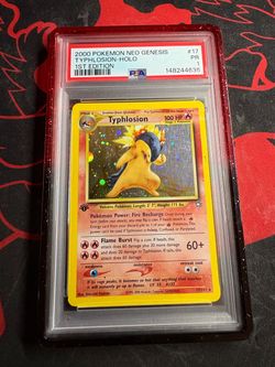 PSA 1 Typhlosion Holo 1st Edition Neo Genesis 2000