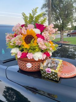 Ramo buchón rose bouquets Mother’s Day roses