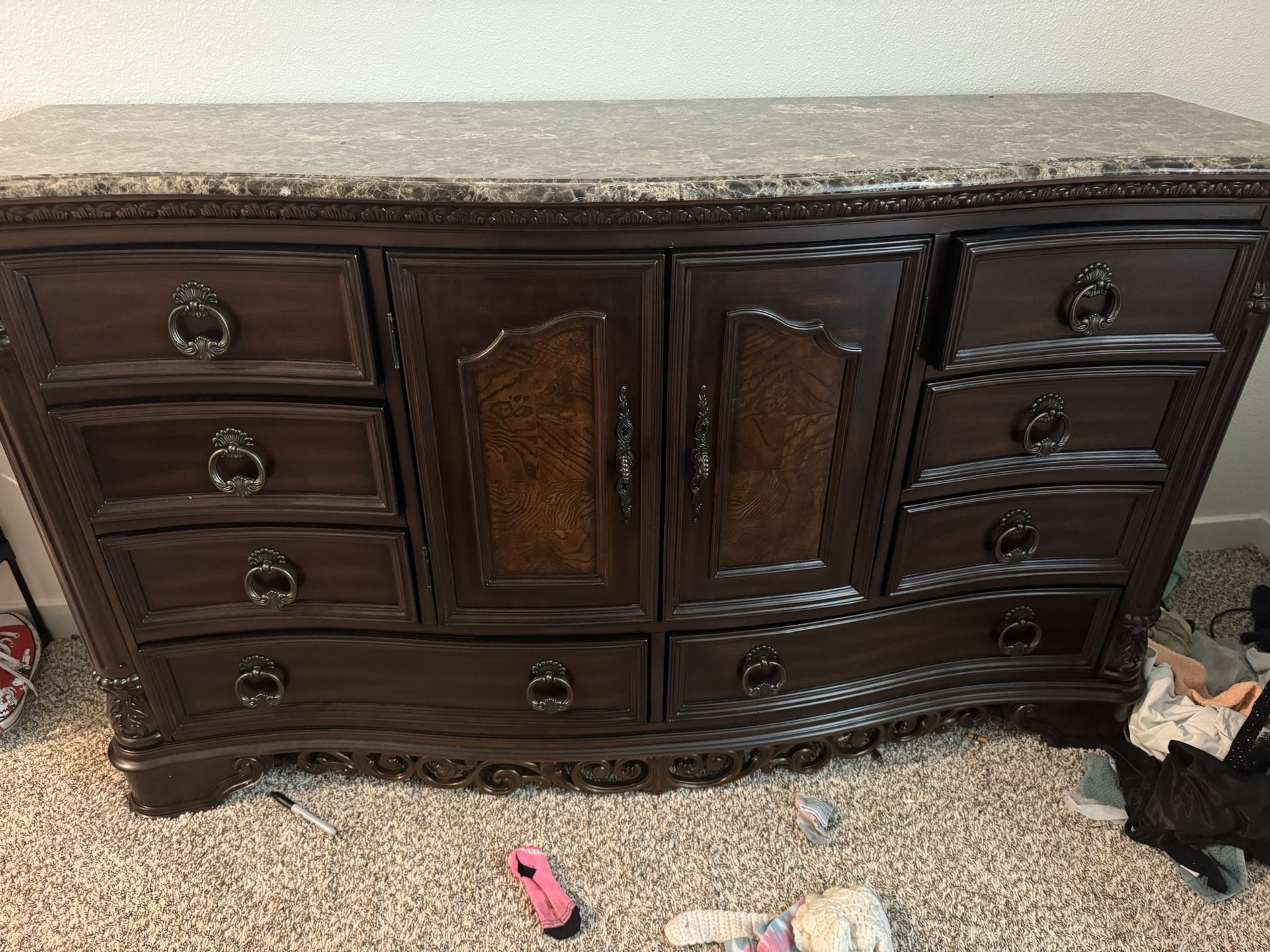 Marble Top Dresser