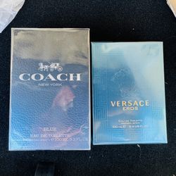 Versace Eros + Coach Blue Men’s Colognes 