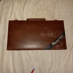 Rummy-O Vintage Leather Tile Game