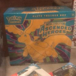 Pokémon elite trainer box mega evolution Ascende  Heroes