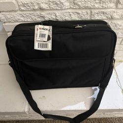 Hi Pack black laptop bag with shoulder strap. Brand new with tag Buy for $59.99