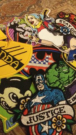 NEW EMBROIDERED PATCHES