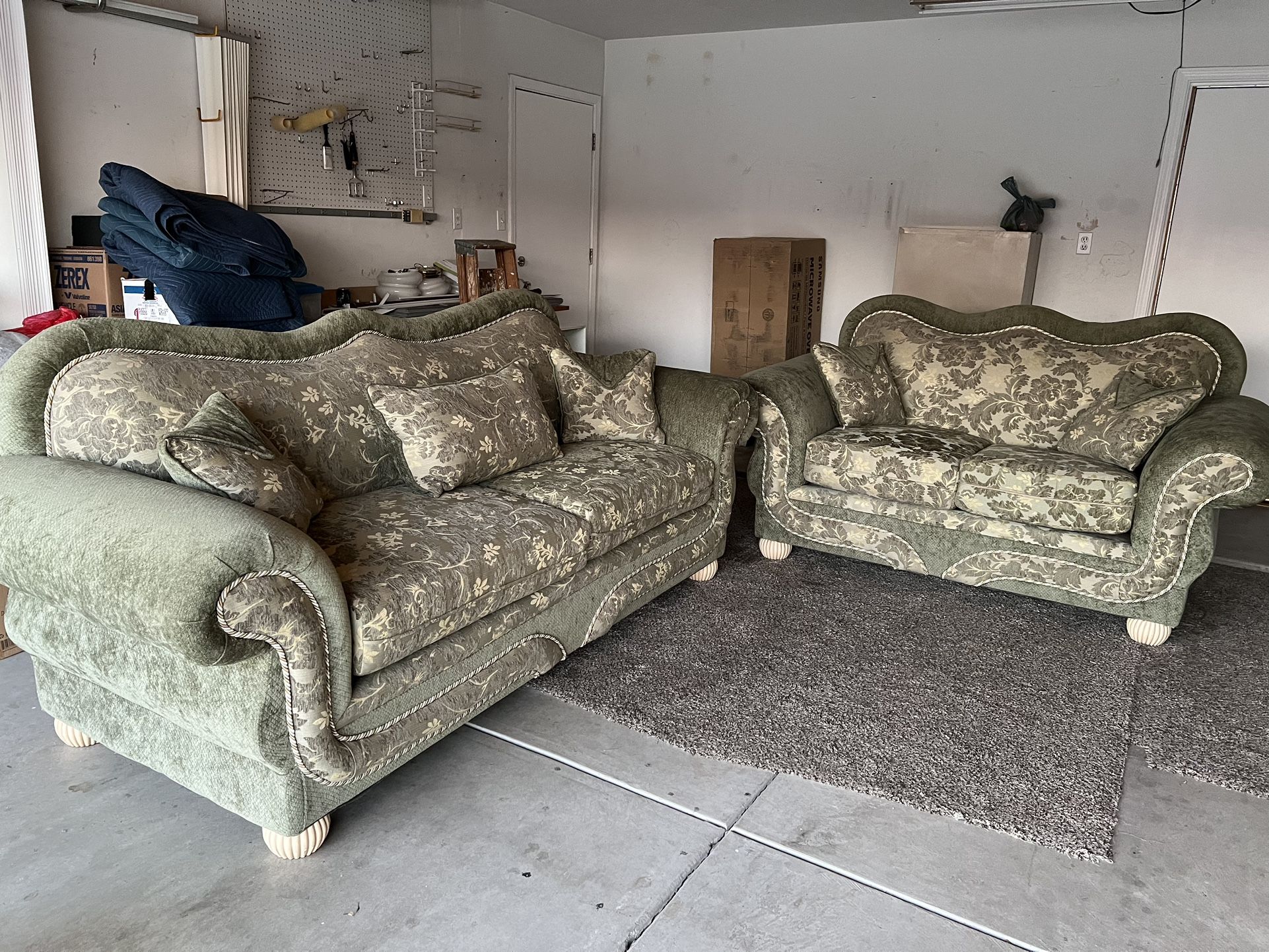 Set of Sofa and Love Seat