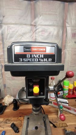 Sears Craftsman 8-Inch 3-Speed Drill Press