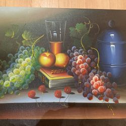 Still Life Oil Painting On Canvas 