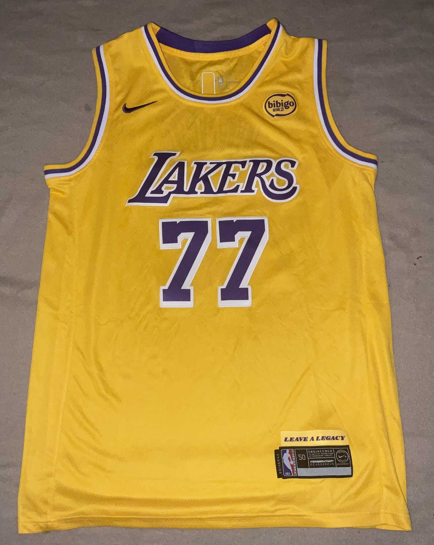 Luka Doncic Los Angeles Lakers Leave A Legacy Edition Jersey Adult Mens Large New With Tags
