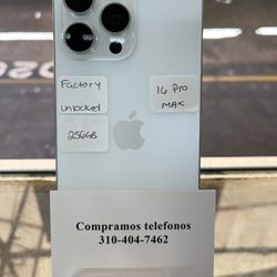 Iphone 16 Pro Max 256gb  White Unlocked