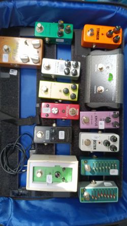 Guitar effects pedals