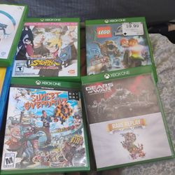 PS4 With Controller and Wires With Games
