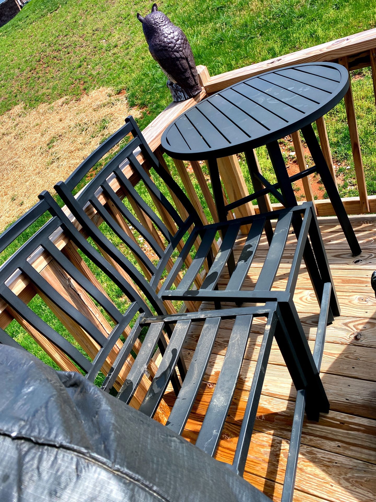 Patio furniture never used