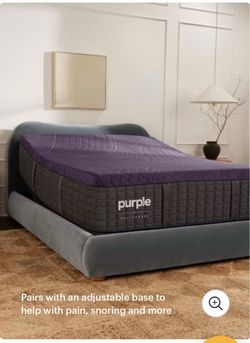 If you wake up warm and restless, the Purple RestorePremier Cool Touch 13" Hybrid Mattress is designed to help you feel refreshed when you first lie d