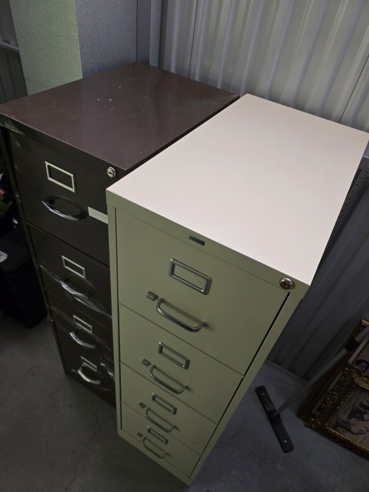 Two (2) Filing Cabinets 