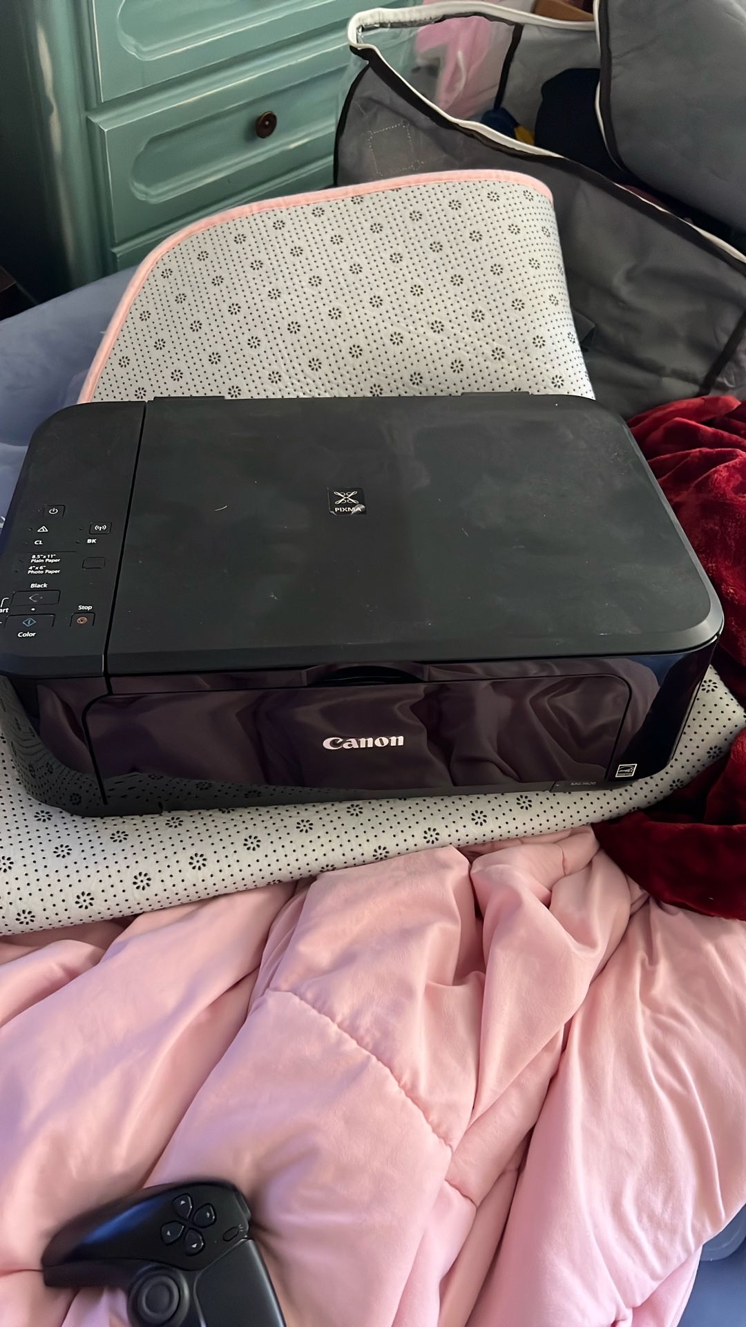 Canon Pixma MG3620 Wireless All-in-One Color Inkjet Printer with Mobile and Tablet Printing, Black