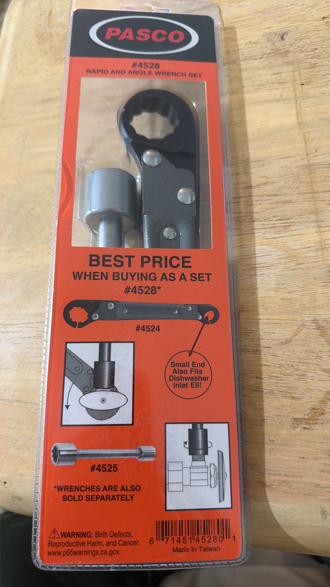 Pasco Rapid & Angle Wrench Set