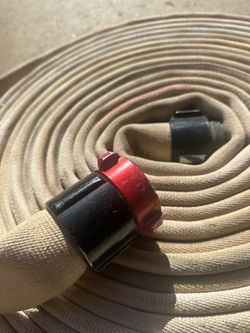 50’ foot fire hose 1.75” firehouse 1.5” NH couplings (no leaks)