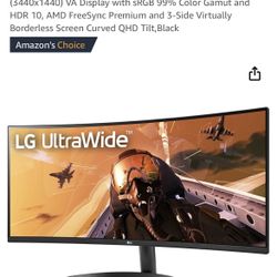 Lg 34 Inch Curved Monitor