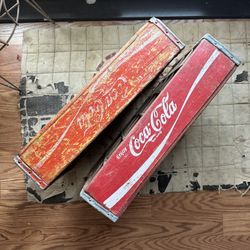 Vintage Antique Coca Cola Crate Wooden