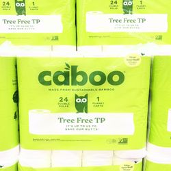 Caboo Toilet Paper 24 Double Rolls 