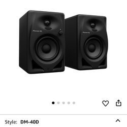 Pioneer DJ DM-40D 4-inch Desktop Active Monitor Speaker - Black