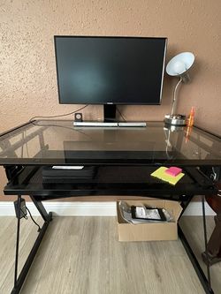 Desk And Monitor 