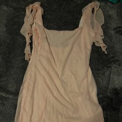 Pink short tight dress size M 