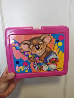 Retro lisa frank lunchbox