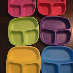 Re-play Kids Divide Plates Made In The USA 