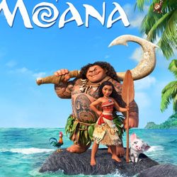 Moana Fabric Banner 60 X 40"