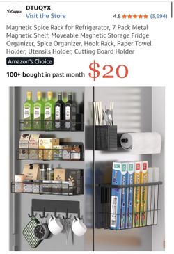 Magnetic Fridge Organizer 