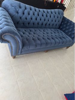 Blue sofa