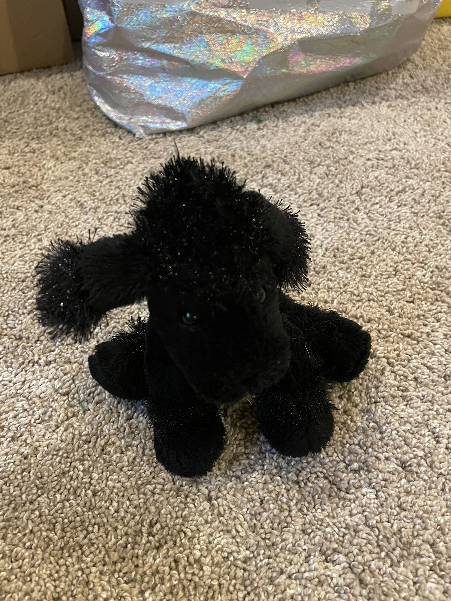 Webkinz Lil’Kinz Black Poodle Stuffed Animal Plush