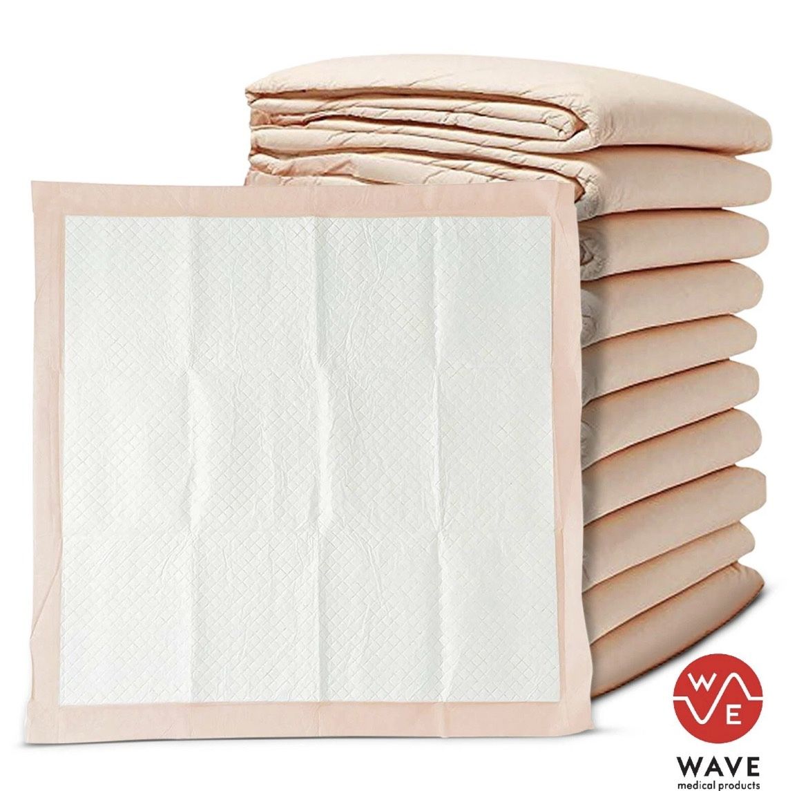25 Disposable Incontinence Underpads Bed Pads  Quilted Thick Pee Pads