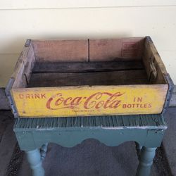 Vintage Coca-Cola Coke Wood Crate