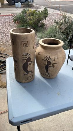 Kokopelli Vases