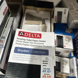 Delta Pivoting Toilet Paper Holder in Champagne Bronze™ Finish