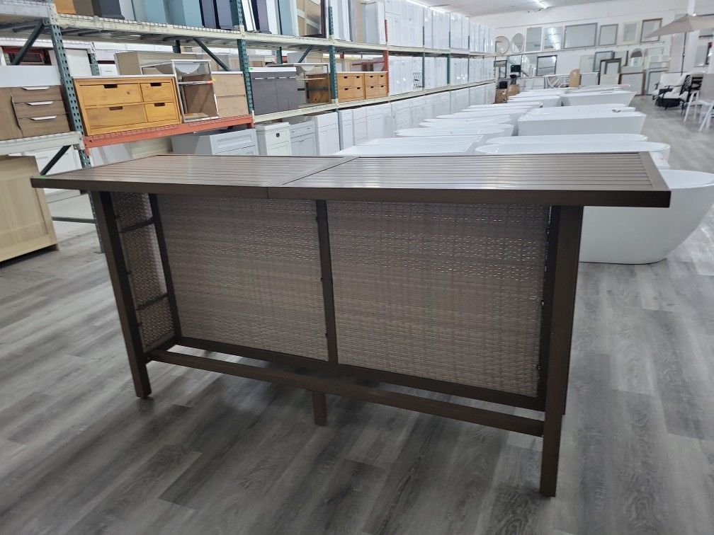 Outdoor Bar Table Metal 