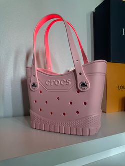 Crocs Tote Bag ( Small Pink tote bag )